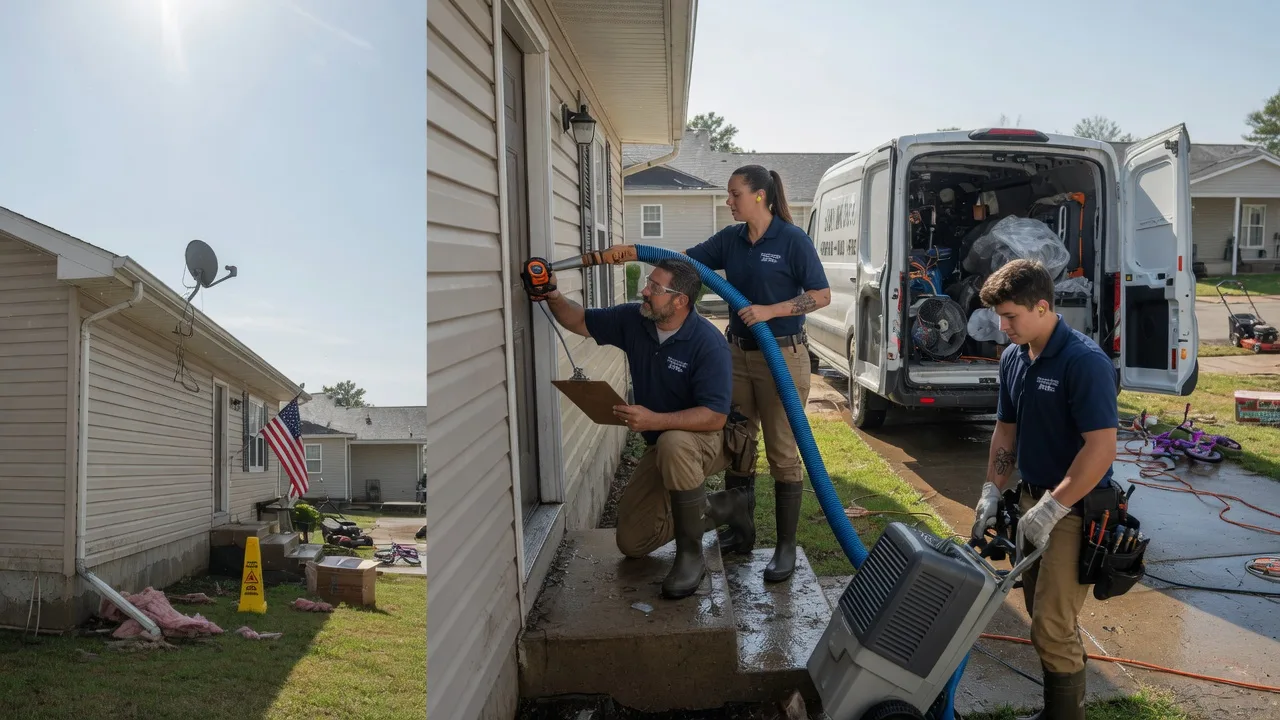 Ceiling Water Damage Restoration in Greenville, IL near me